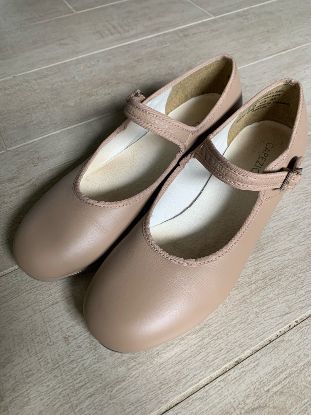 Capezio Women’s Tan Mary Jane Tap Shoes